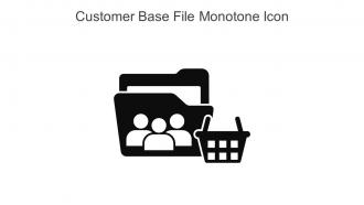 Customer Base File Monotone Icon In Powerpoint Pptx Png And Editable Eps Format