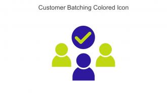 Customer Batching Colored Icon In Powerpoint Pptx Png And Editable Eps Format