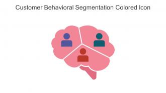 Customer Behavioral Segmentation Colored Icon In Powerpoint Pptx Png And Editable Eps Format
