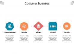 Customer business ppt powerpoint presentation ideas templates cpb