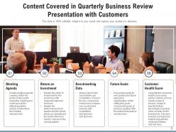 Customer Business Review Presentation Investment Quarterly Essential Importance Organization