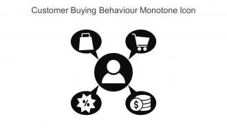 Customer Buying Behaviour Monotone Icon In Powerpoint Pptx Png And Editable Eps Format
