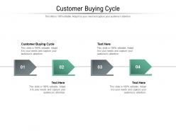 Customer buying cycle ppt powerpoint presentation ideas templates cpb