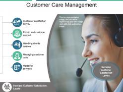 Customer care management powerpoint slide inspiration