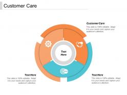 Customer care ppt powerpoint presentation gallery master slide cpb