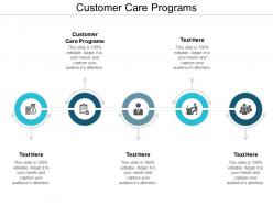 Customer care programs ppt powerpoint presentation file show cpb
