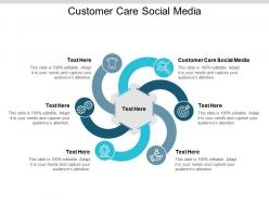 Customer care social media ppt powerpoint presentation portfolio cpb