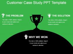 Customer case study ppt template