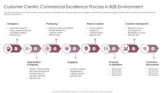 Customer Centric Commercial Excellence Process In B2B Environment