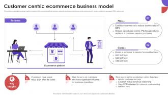 Customer Centric Ecommerce Business Model Business To Business E Commerce Management