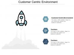 Customer centric environment ppt powerpoint presentation icon example introduction cpb