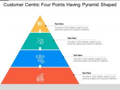 Customer centric four points having pyramid shaped