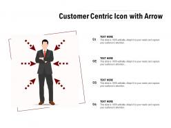 Customer Centric Icon With Arrow