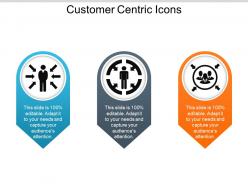 Customer centric icons