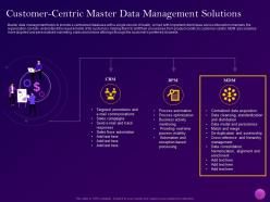 Customer centric master data implementation of enterprise cloud ppt microsoft