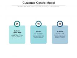 Customer centric model ppt powerpoint presentation ideas cpb