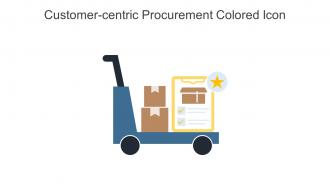 Customer Centric Procurement Colored Icon In Powerpoint Pptx Png And Editable Eps Format