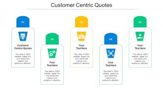 Customer centric quotes ppt powerpoint presentation portfolio gallery cpb