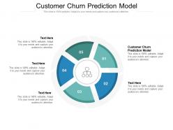 Customer churn prediction model ppt powerpoint presentation model clipart cpb