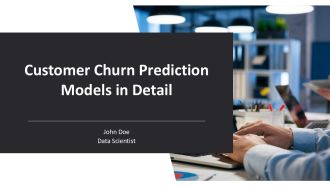 Customer Churn Prediction Models In Detail PPT Slides AT