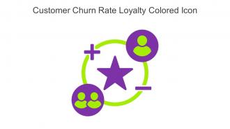 Customer Churn Rate Loyalty Colored Icon In Powerpoint Pptx Png And Editable Eps Format