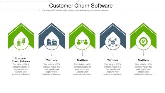 Customer churn software ppt powerpoint presentation file deck cpb
