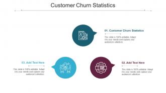 Customer Churn Statistics Ppt Powerpoint Presentation Visual Aids Infographics Cpb