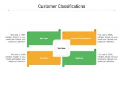 Customer classifications ppt powerpoint presentation summary templates cpb