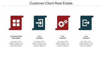 Customer Client Real Estate Ppt Powerpoint Presentation Portfolio Background Designs Cpb