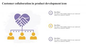 Customer Collaboration In Product Development Icon