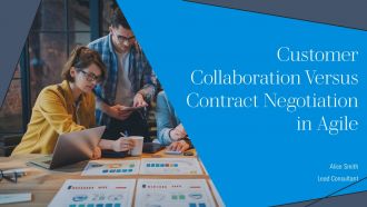 Customer Collaboration Versus Contract Negotiation In Agile PPT Summary AT