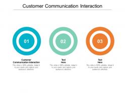 Customer communication interaction ppt powerpoint presentation gallery file formats cpb