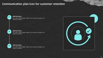 Customer Communication Plan PowerPoint PPT Template Bundles Editable Colorful