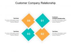 Customer company relationship ppt powerpoint presentation infographics slide portrait cpb