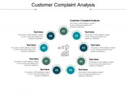 Customer complaint analysis ppt powerpoint presentation show icon cpb