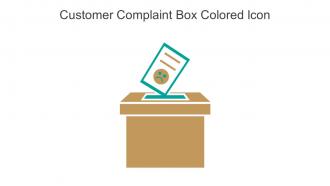 Customer Complaint Box Colored Icon In Powerpoint Pptx Png And Editable Eps Format