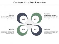 Customer complaint procedure ppt powerpoint presentation model graphics tutorials cpb