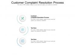 Customer complaint resolution process ppt powerpoint presentation model good cpb