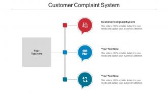 Customer Complaint System Ppt Powerpoint Presentation Summary Skills Cpb