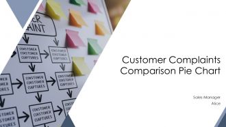 Customer Complaints Comparison Pie Chart PPT Sample AT Customer Complaints Comparison Pie Chart PPT Sample AT