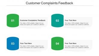 Customer complaints feedback ppt powerpoint presentation slides grid cpb
