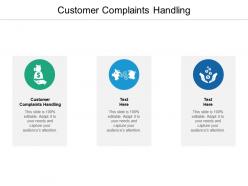 Customer complaints handling ppt powerpoint presentation model sample cpb