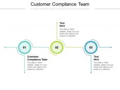 Customer compliance team ppt powerpoint presentation pictures graphics example cpb