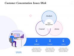 Customer concentration issues risk analysis action ppt powerpoint presentation examples