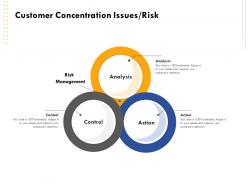 Customer concentration issues risk analysis ppt presentation samples