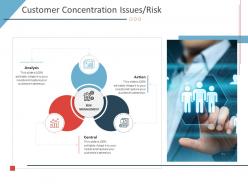 Customer concentration issues risk business purchase due diligence ppt guidelines