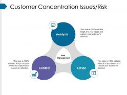 Customer concentration issues risk powerpoint guide