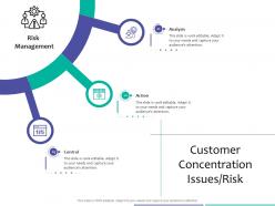 Customer concentration issues risk strategic due diligence ppt powerpoint ideas