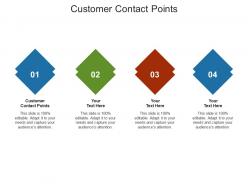 Customer contact points ppt powerpoint presentation gallery vector cpb