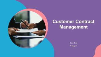 Customer Contract Management PPT Graphics ACP
